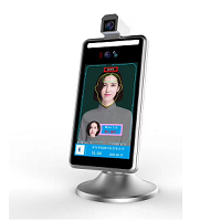 8 寸人脸体温检测识别终端（德国测温模块带黑体）